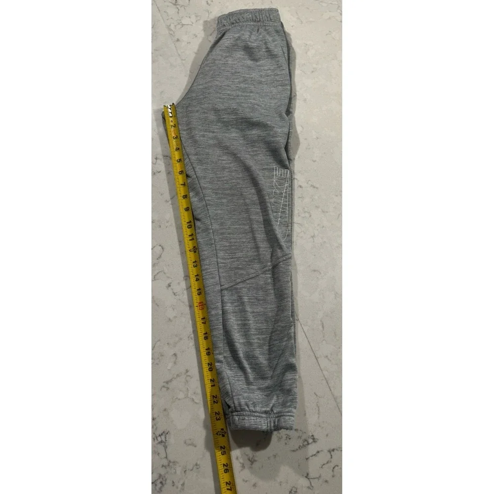 Nike Joggers Sweatpants Youth Large Gray Therma-Fit Athleisure Lounge Casual